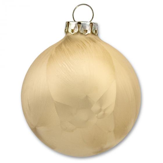 Christbaumkugeln Eislack, 3erSet, 8 cm, Glas, gold online kaufen bei