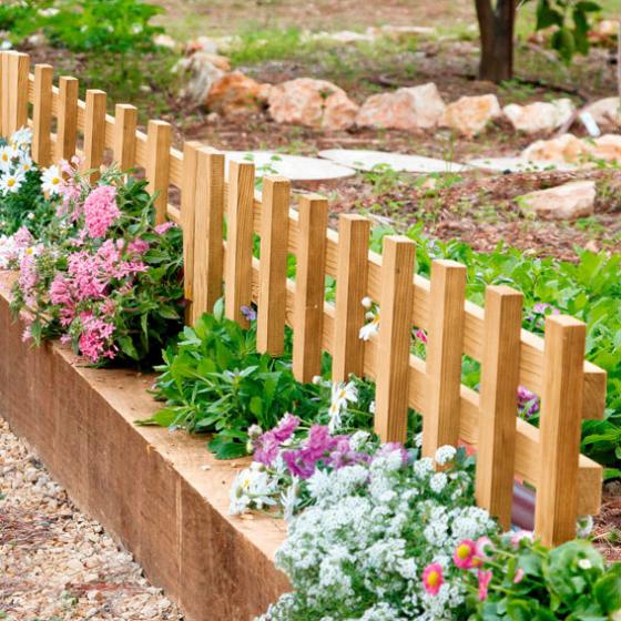 Beetzaun Bauerngarten, 2erSet, natur online kaufen bei Gärtner Pötschke