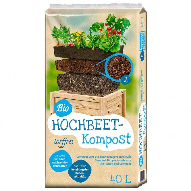 Bio Hochbeet Kompost