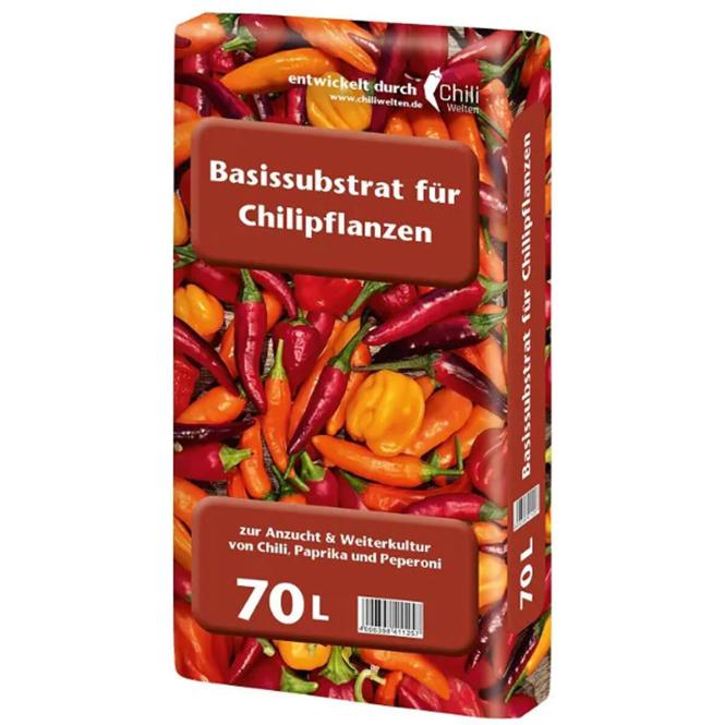 Basissubstrat für Chilipflanzen