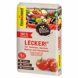 Bio-Erde Lecker für Gemüse und Obst, 20 Liter 