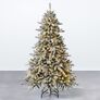 Künstlicher Weihnachtsbaum Fichte, Schneeoptik, mit LED-Beleuchtung, 210 cm | #2