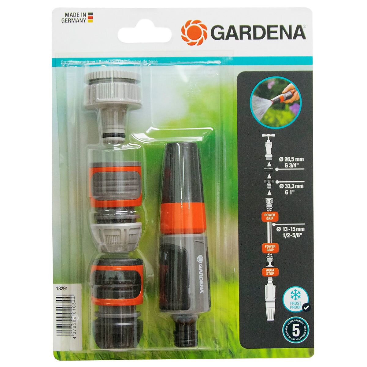 Gärtner mit Spritze bei 4-teilig, Grundausstattung, kaufen online Pötschke Schlauchverbinder Starter-Set