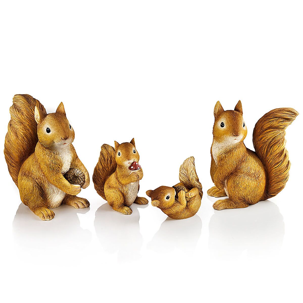 kaufen Gärtner Eichhörnchenfamilie, Deko-Tierfiguren bei Pötschke 4er-Pack online