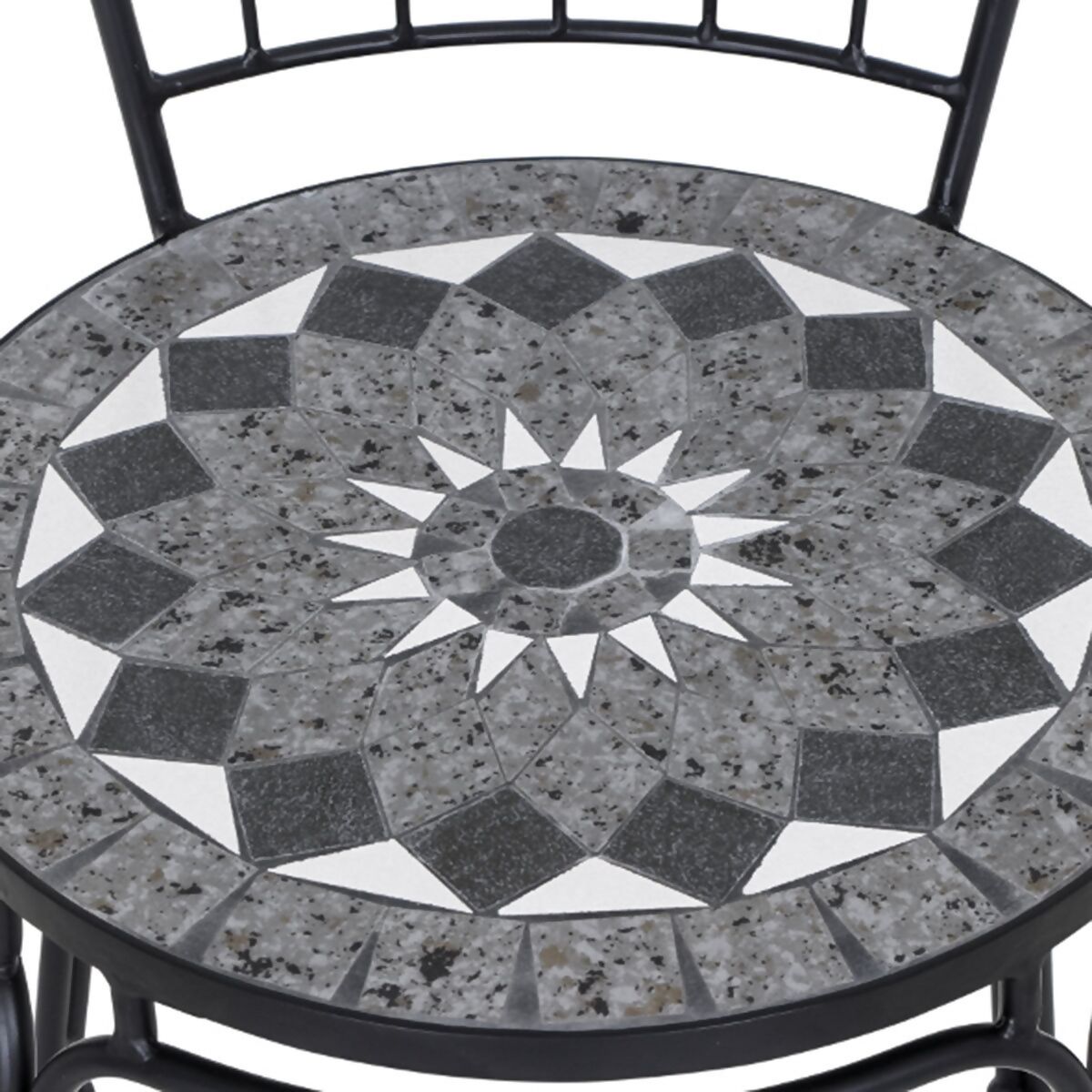 Stapelstuhl Mosaik, Stahlgestell mit x93,5 x Pötschke kaufen ca. cm bei Keramikfläche, 43 49 online Gärtner